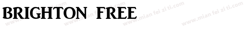 BRIGHTON FREE字体转换
